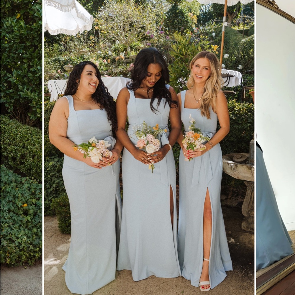 Show Me Your MuMu Paris Gown in Steel Blue